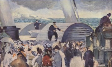  Folkestone Painting - Embarkation after Folkestone Eduard Manet